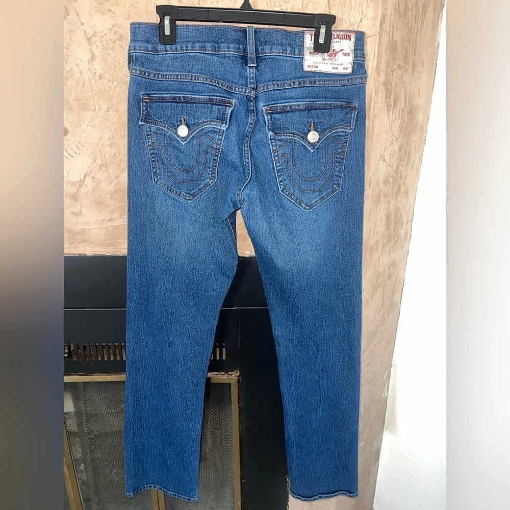 TRUE RELIGION MENS 30 RICKY RELAXED STRAIGHT JEANS